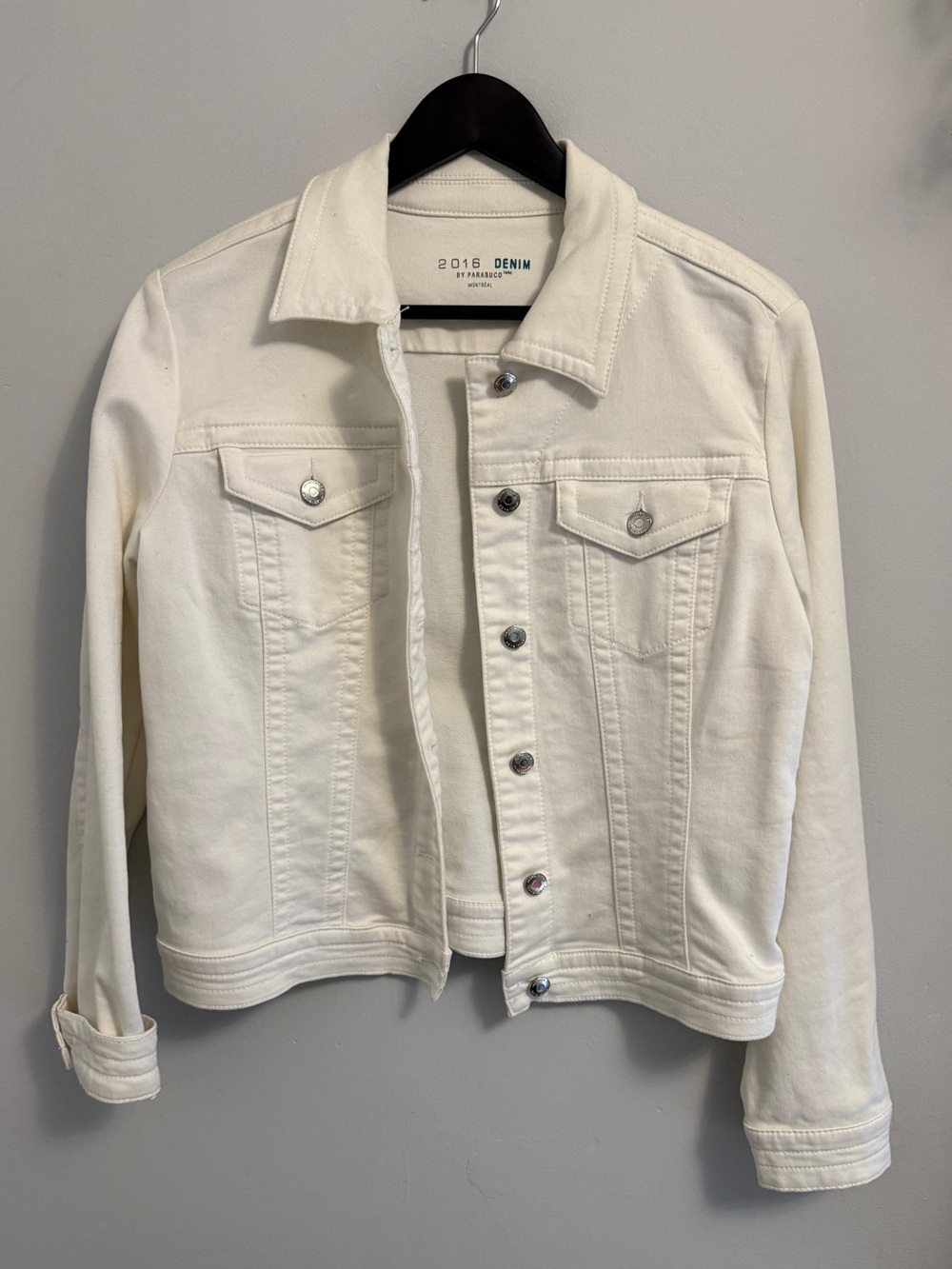 Parasuco Cream Denim Jean Jacket